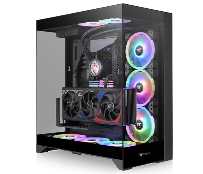 Thermaltake представила панорамный корпус CTE E550 TG с поддержкой плат с разъёмами на тыльной стороны