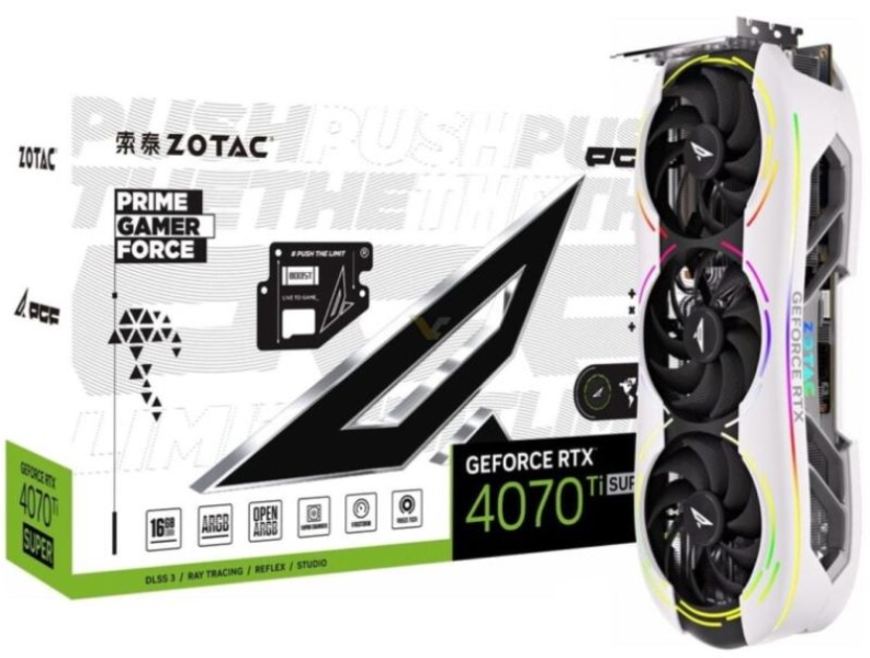 Zotac выпустила 38-сантиметровую видеокарту GeForce RTX 4070 Ti Super на чипе от RTX 4090